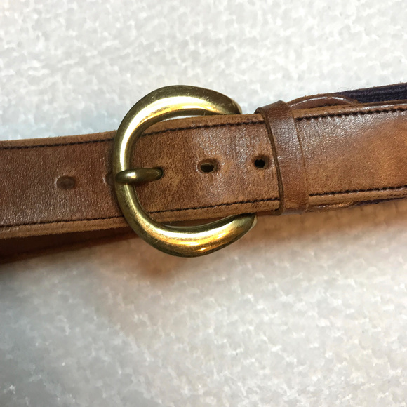 JLK men's leather/solid brass  belt - Picture 5 of 8